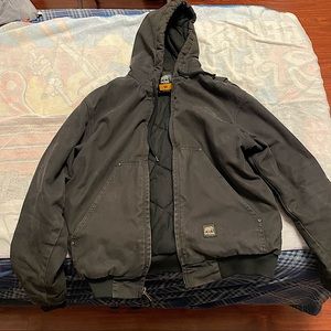 Berne Heartland Washed Duck Hooded Jacket